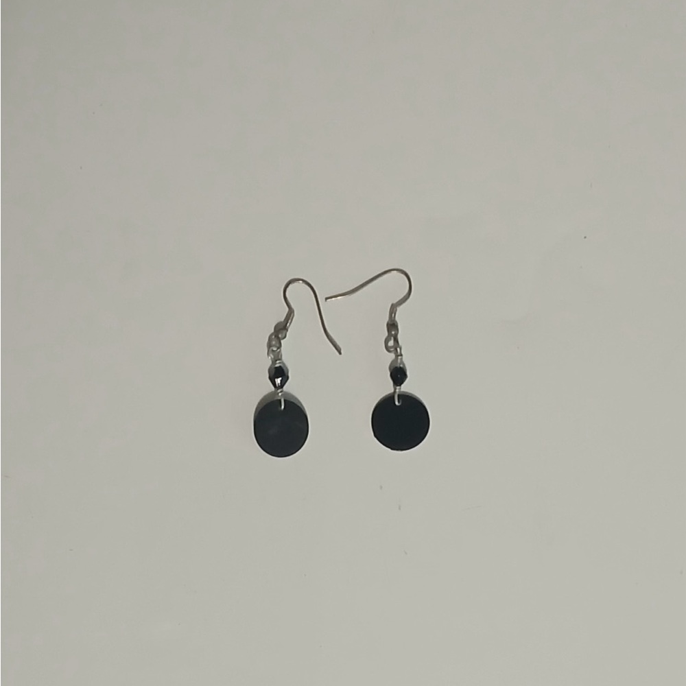 Elegant Black Dangle Earrings
